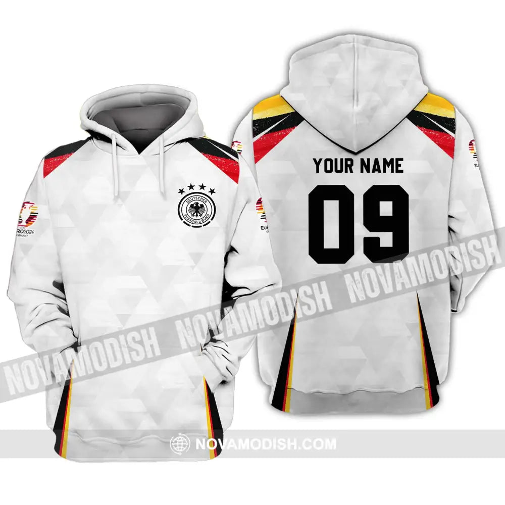 Unisex Shirt - Custom Name And Number Shirt Germany Euro 2024 Shirt Hoodie / S T-shirt