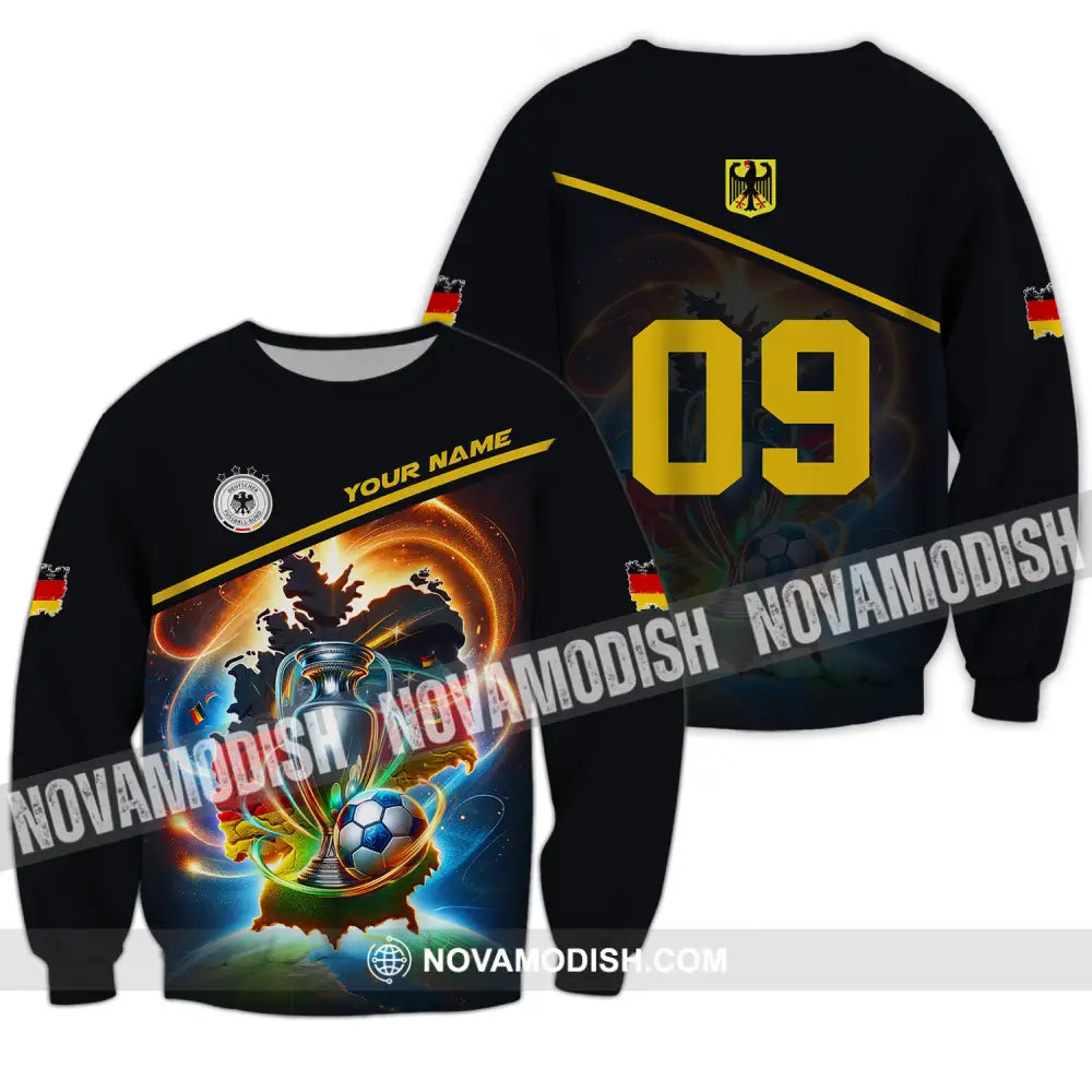 Unisex Shirt - Custom Name And Number Germany Euro 2024 Shirt National Team Cup Of Germany Long Sleeve / S T-shirt