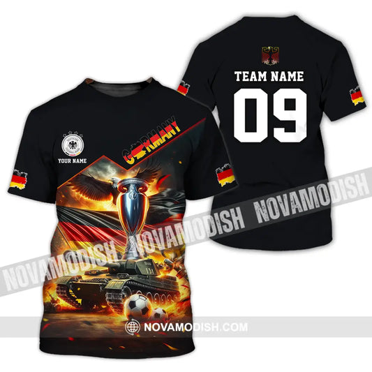 Unisex Shirt - Custom Name And Number Germany Euro 2024 Shirt National Team German Tanks T-Shirt / S T-shirt
