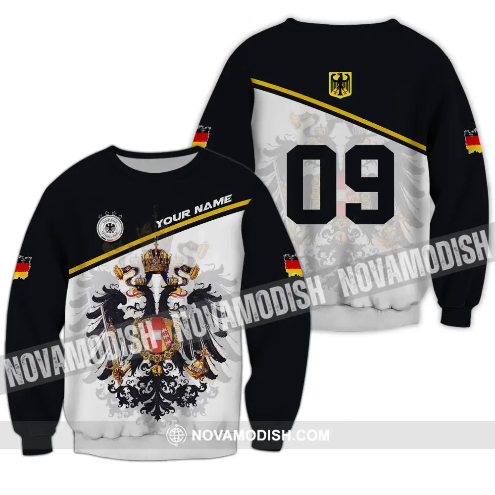Unisex Shirt - Custom Name And Number Germany Euro 2024 Shirt National Team Germany Lover Long Sleeve / S T-shirt