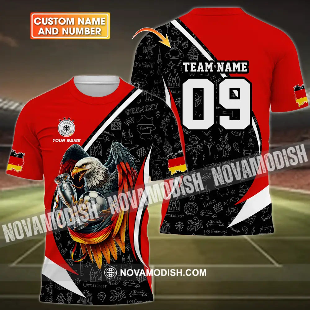 Unisex Shirt - Custom Name And Number Germany Euro 2024 Shirt National Team T-shirt