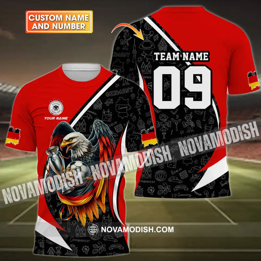 Unisex Shirt - Custom Name And Number Germany Euro 2024 Shirt National Team T-shirt