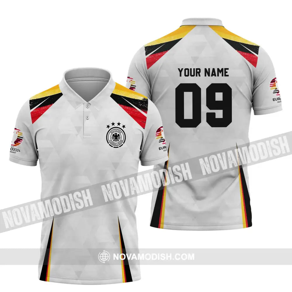 Unisex Shirt - Custom Name And Number Shirt Germany Euro 2024 Shirt Polo Shirt / S T-shirt