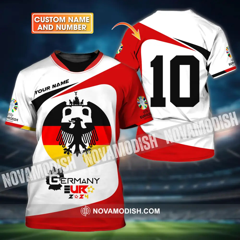 Unisex Shirt - Custom Name And Number Germany Euro 2024 T-shirt