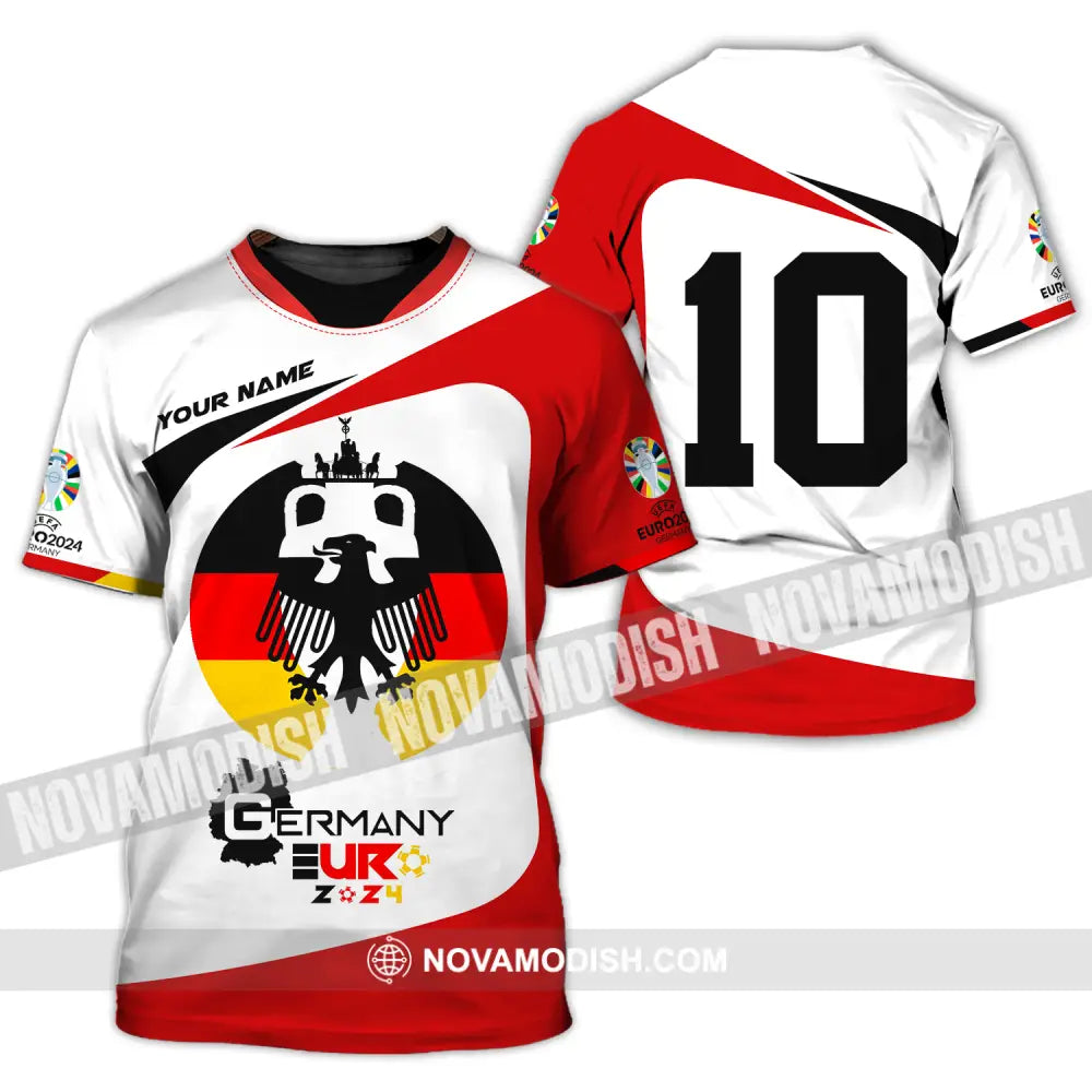Unisex Shirt - Custom Name And Number Germany Euro 2024 T-Shirt / S T-shirt