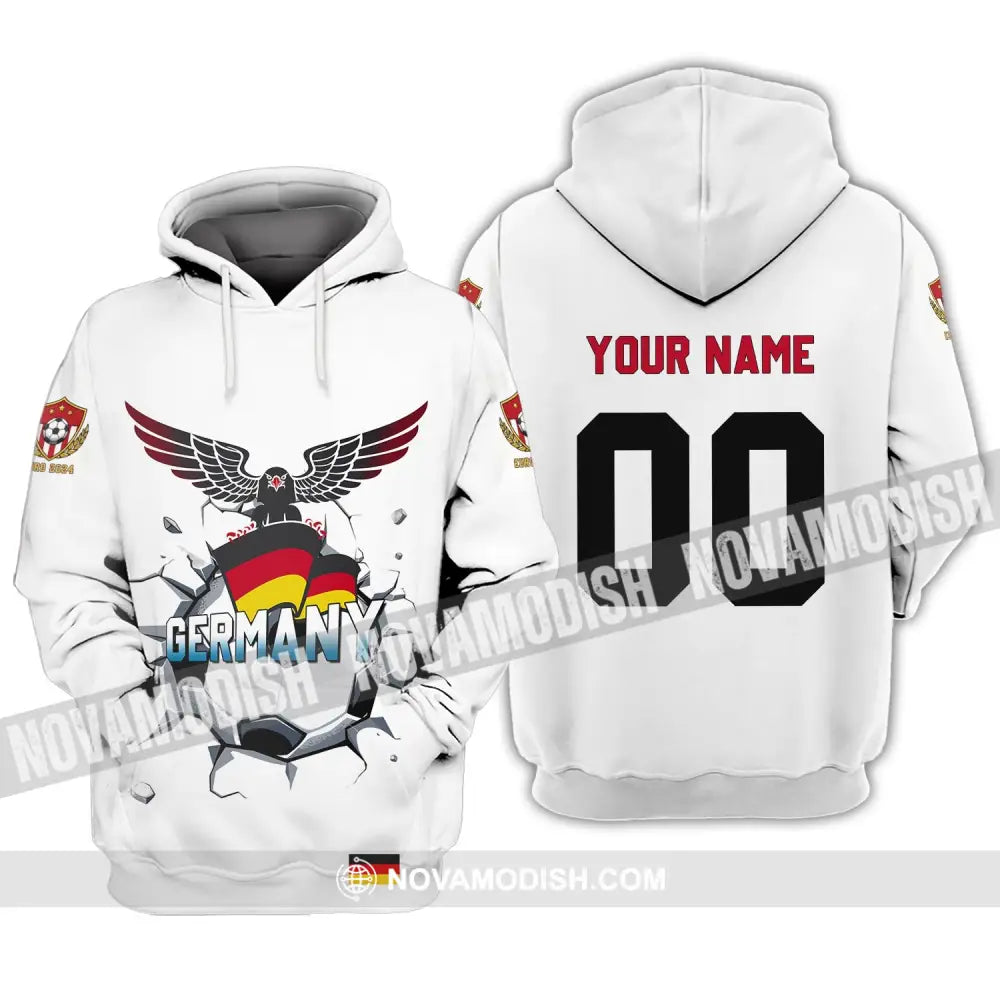 Unisex Shirt - Custom Name And Number Shirt Germany National Team Euro 2024 Hoodie / S T-shirt