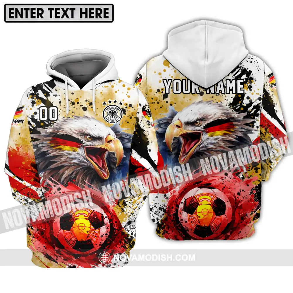 Unisex Shirt - Custom Name And Number Shirt Germany National Team Euro 2024 Shirt Hoodie / S T-shirt