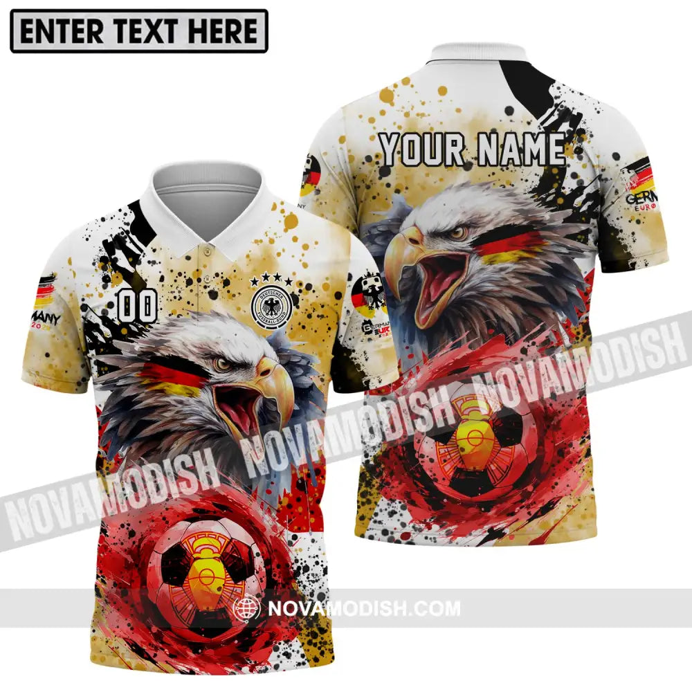 Unisex Shirt - Custom Name And Number Shirt Germany National Team Euro 2024 Shirt Polo Shirt / S T-shirt