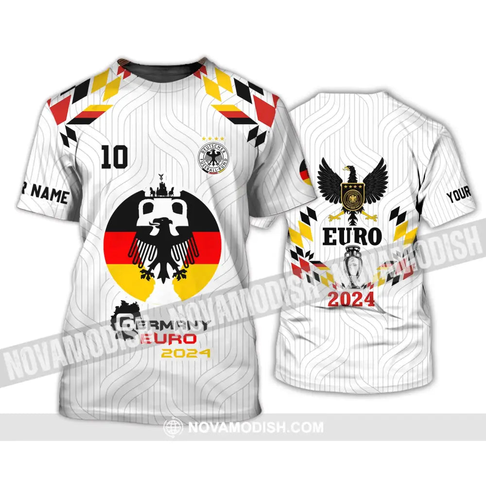 Unisex Shirt - Custom Name And Number Shirt Germany Team Euro 2024 Shirt T-Shirt / S T-shirt