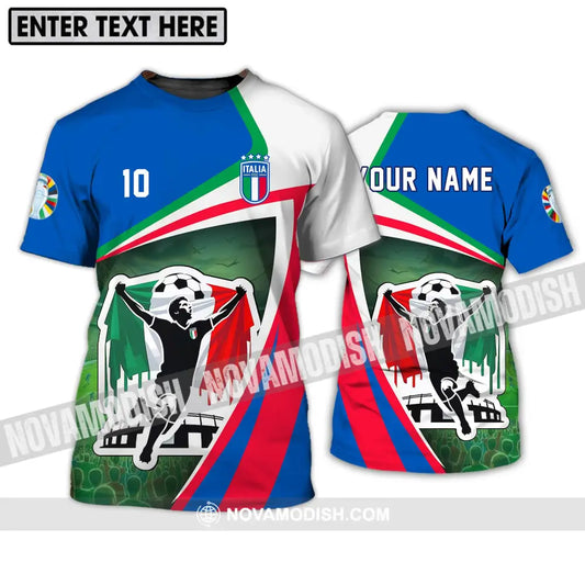 Unisex Shirt - Custom Name And Number Shirt Italy Euro 2024 National Team T-Shirt / S T-shirt