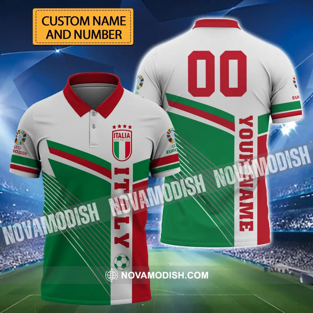 Unisex Shirt - Custom Name And Number Shirt Italy National Team Shirt T-shirt