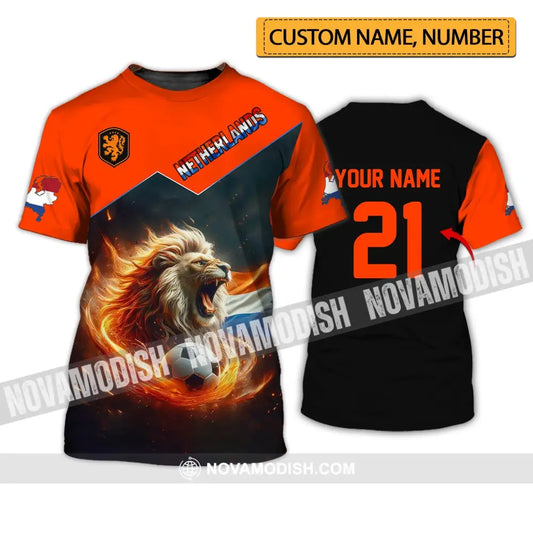 Unisex Shirt - Custom Name And Number National Team Netherlands T-Shirt