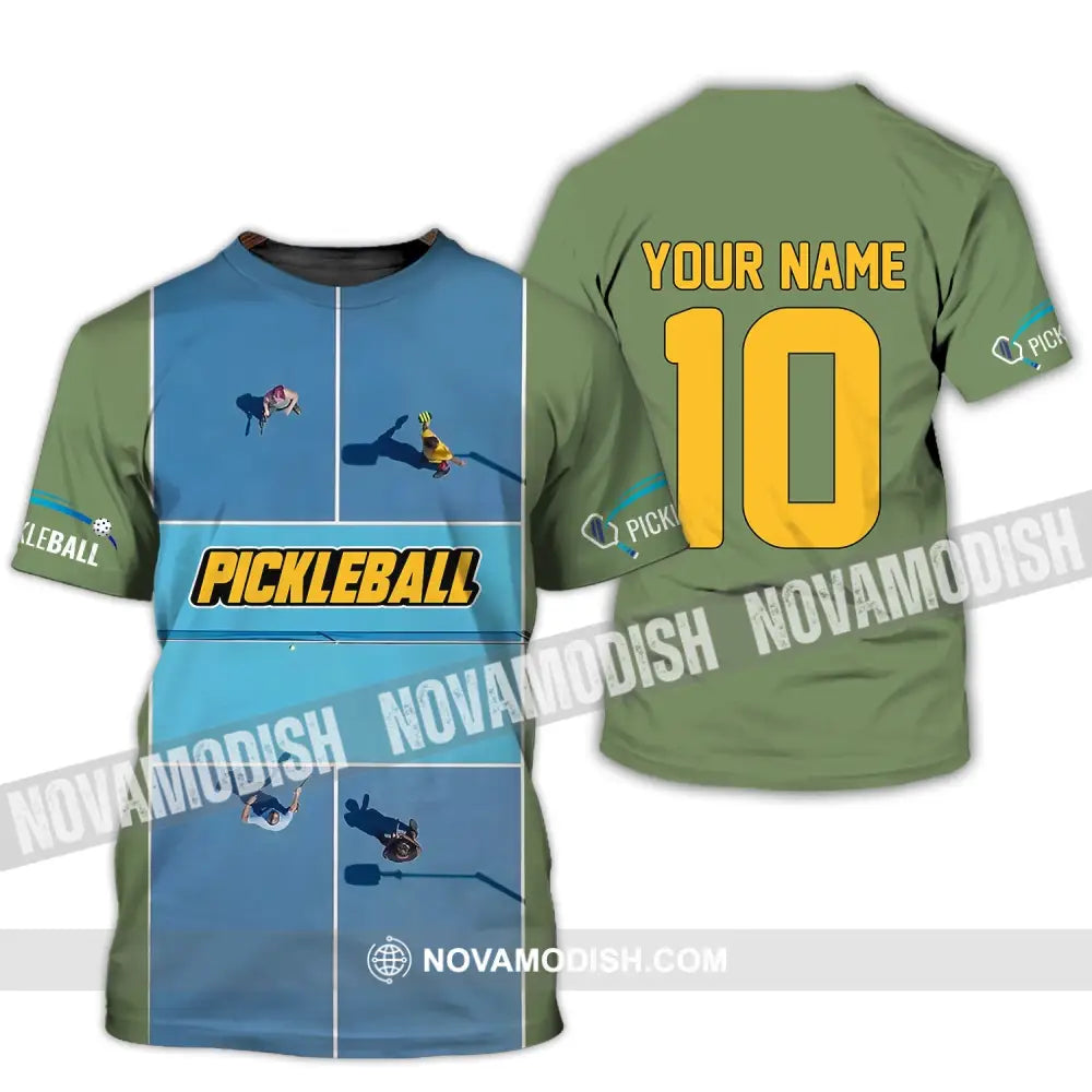 Unisex Shirt Custom Name And Number Pickleball T-Shirt For Club Gift Players / S T-Shirt