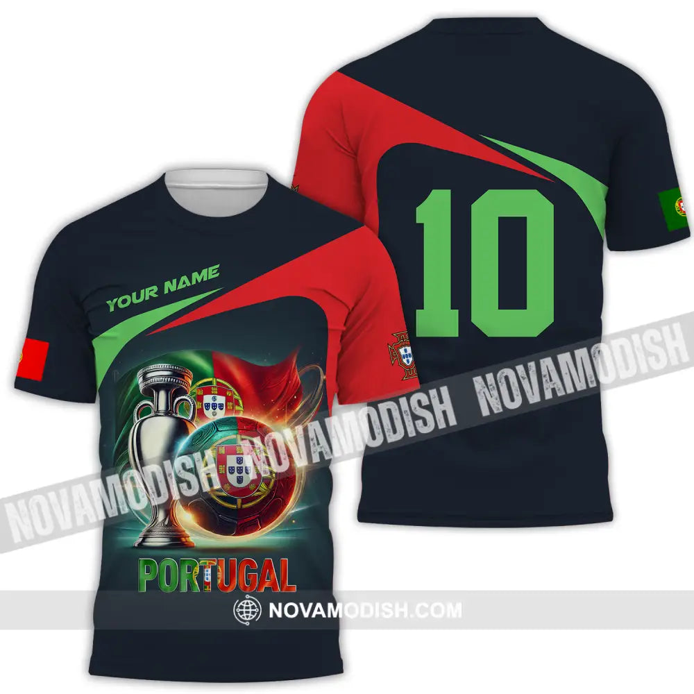 Unisex Shirt - Custom Name And Number Portugal Lover Shirt T-Shirt / S T-shirt