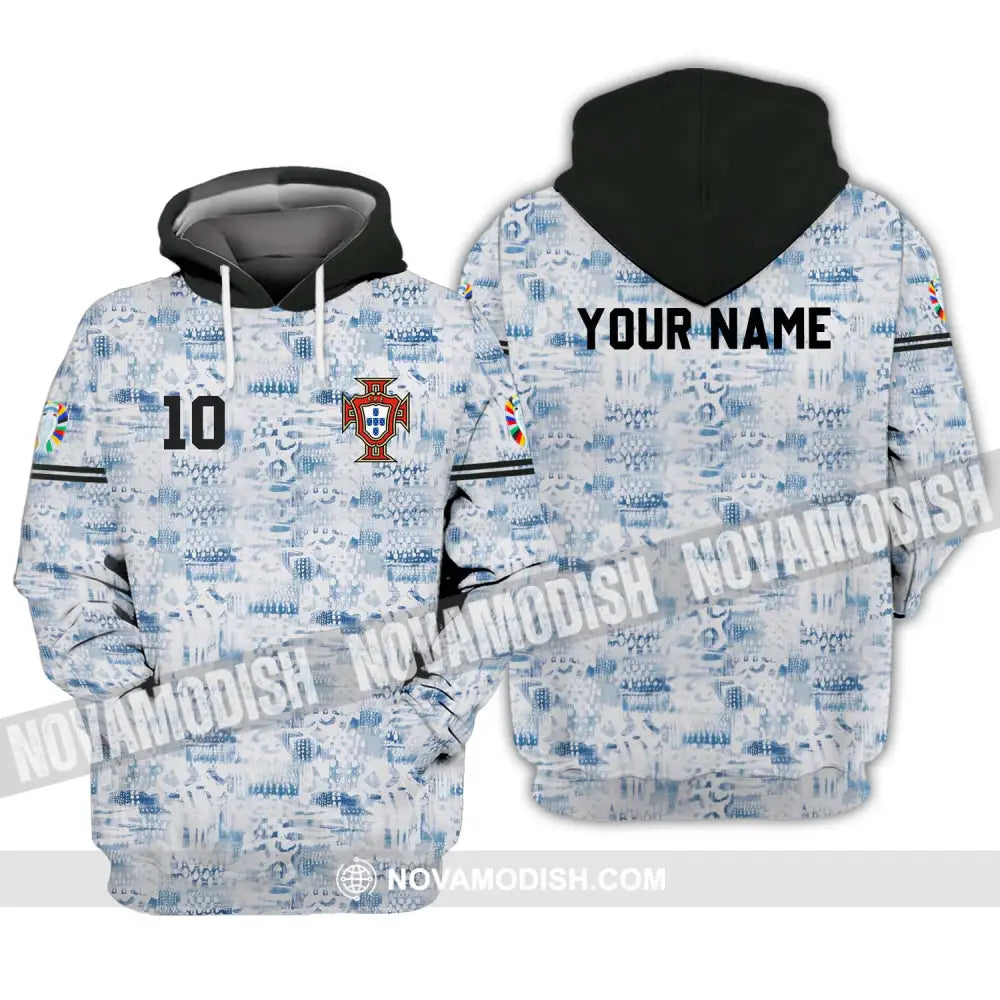 Unisex Shirt - Custom Name And Number Portugal National Team Shirt Hoodie / S T-shirt