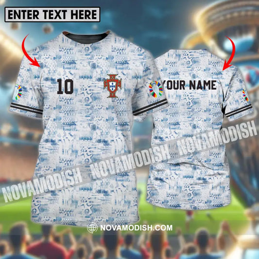 Unisex Shirt - Custom Name And Number Portugal National Team Shirt T-shirt