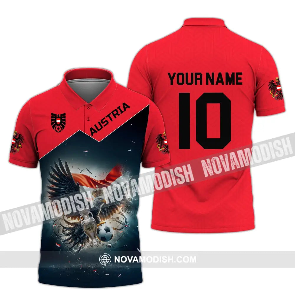 Unisex Shirt - Custom Name And Number Sport Australia National Team Polo / S T-Shirt