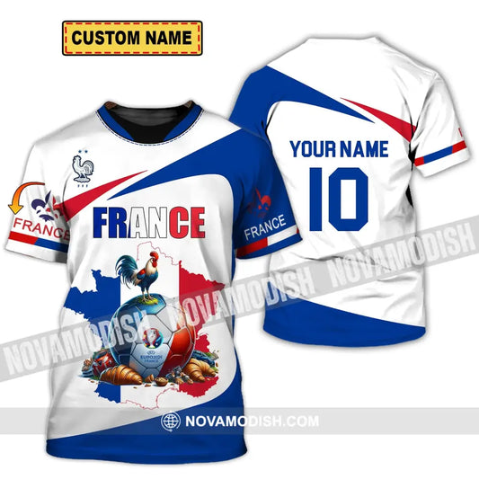 Unisex Shirt - Custom Name And Number Sport France Chicken Ball T-Shirt