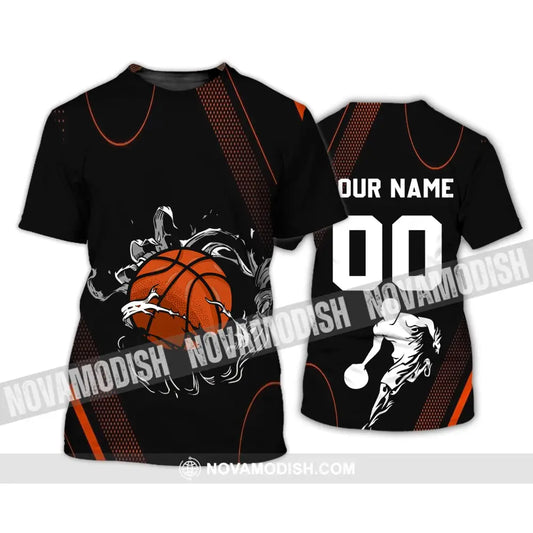 Unisex Shirt - Custom Name And Number T-Shirt Personalized Basketball Clothing / S T-Shirt