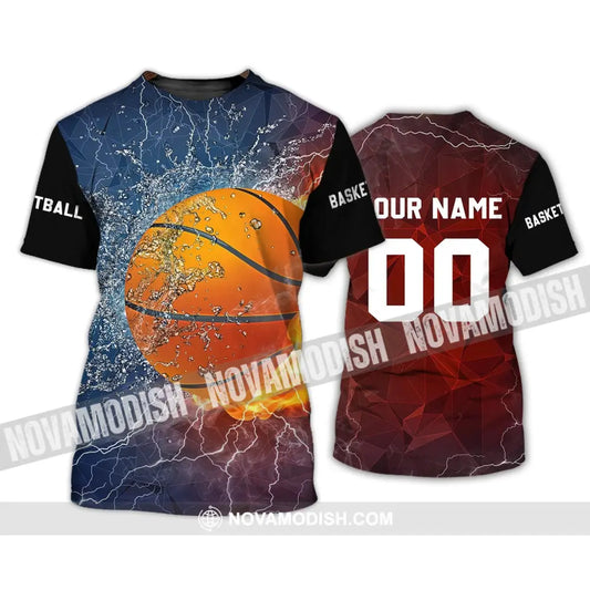 Unisex Shirt - Custom Name And Number T-Shirt Personalized Basketball Sportwear / S T-Shirt