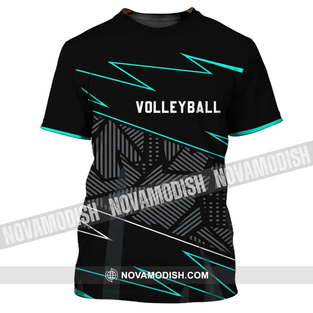 Unisex Shirt - Custom Name and Number T-Shirt - Personalized Volleyball Shirt - Volleyball Clothing T-shirt