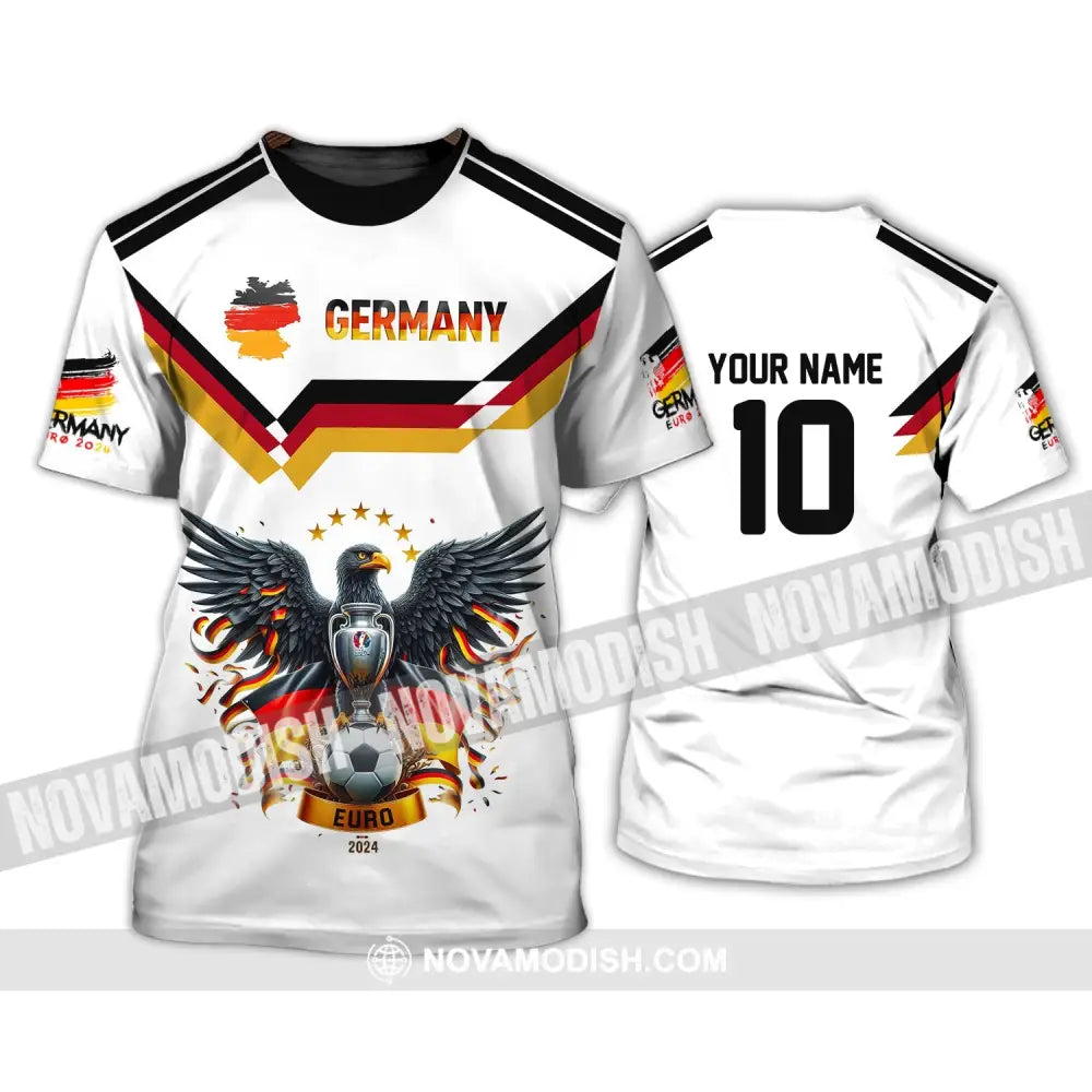 Unisex Shirt - Custom Name And Number Team Germany Euro 2024 T-Shirt / S T-Shirt