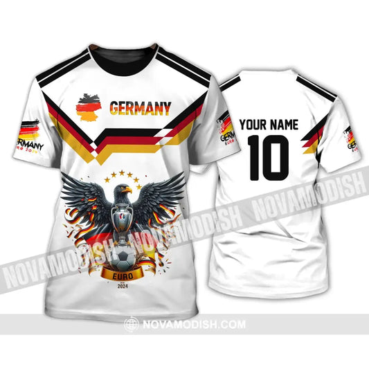 Unisex Shirt - Custom Name And Number Team Germany Euro 2024 T-Shirt / S T-Shirt