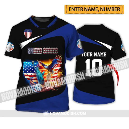 Unisex Shirt - Custom Name And Number United States National Team T-Shirt