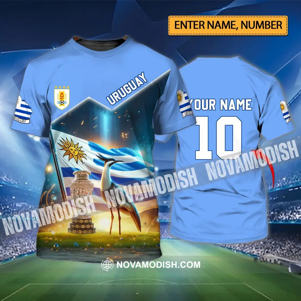 Unisex Shirt - Custom Name And Number Uruguay National Team Lover T-Shirt