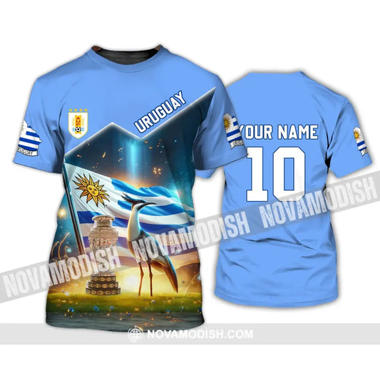 Unisex Shirt - Custom Name And Number Uruguay National Team Lover T-Shirt / S T-Shirt