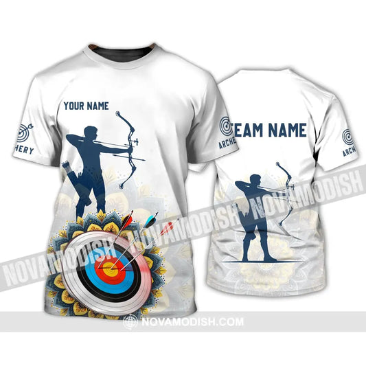 Unisex Shirt - Custom Name And Team Name Shirt - Archery Lover Shirt T-Shirt / S T-shirt