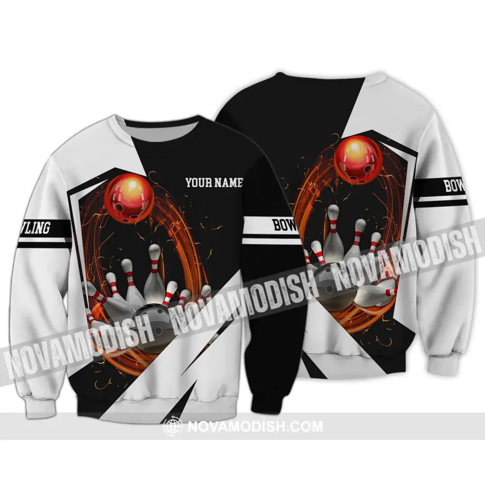Unisex Shirt - Custom Name And Team Name Shirt - Bowling Hoodie Polo Shirt - Bowling Lover Gift - Bowling Player Shirt