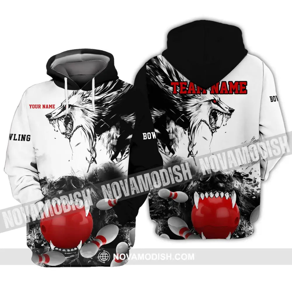 Unisex Shirt - Custom Name And Team Name Shirt - Bowling Hoodie Polo Shirt - Bowling Lover Gift - Bowling Player Shirt