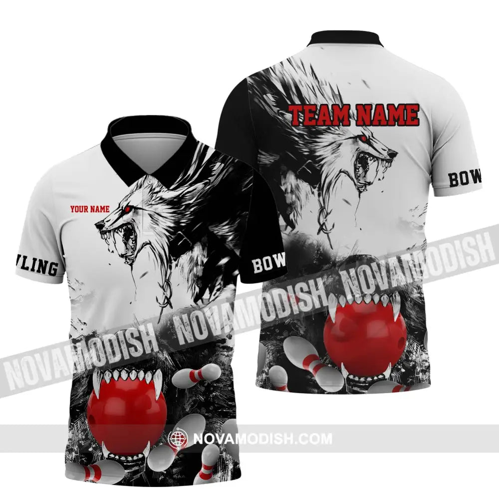 Unisex Shirt - Custom Name And Team Name Shirt - Bowling Hoodie Polo Shirt - Bowling Lover Gift - Bowling Player Shirt