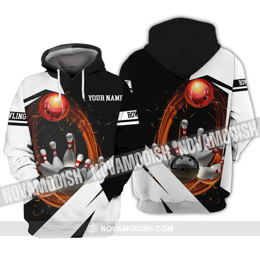 Unisex Shirt - Custom Name And Team Name Shirt - Bowling Hoodie Polo Shirt - Bowling Lover Gift - Bowling Player Shirt