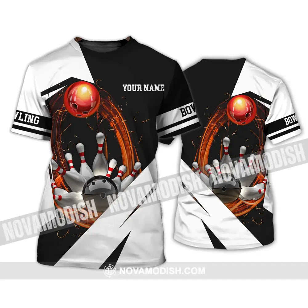 Unisex Shirt - Custom Name And Team Name Shirt - Bowling Hoodie Polo Shirt - Bowling Lover Gift - Bowling Player Shirt