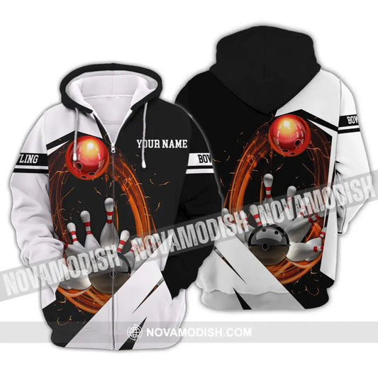 Unisex Shirt - Custom Name And Team Name Shirt - Bowling Hoodie Polo Shirt - Bowling Lover Gift - Bowling Player Shirt