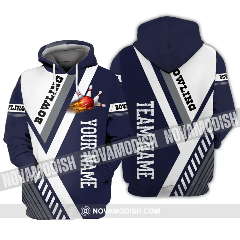 Unisex Shirt - Custom Name And Team Name Shirt - Bowling Team Shirt - Bowling Lover Gift - Bowling Gift Hoodie / S