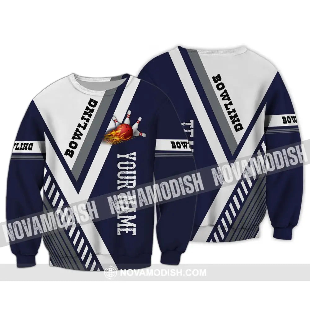 Unisex Shirt - Custom Name And Team Name Shirt - Bowling Team Shirt - Bowling Lover Gift - Bowling Gift Long Sleeve / S