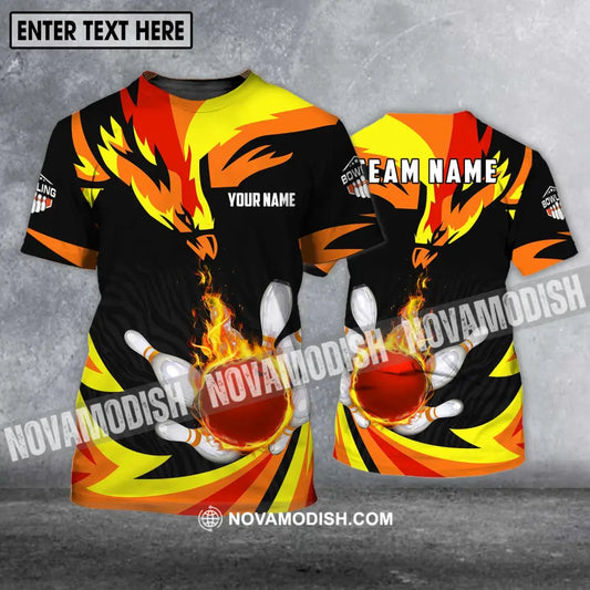 Unisex Shirt - Custom Name And Team Name Shirt - Bowling Team Shirt - Bowling Lover Gift - Bowling Gift T-shirt
