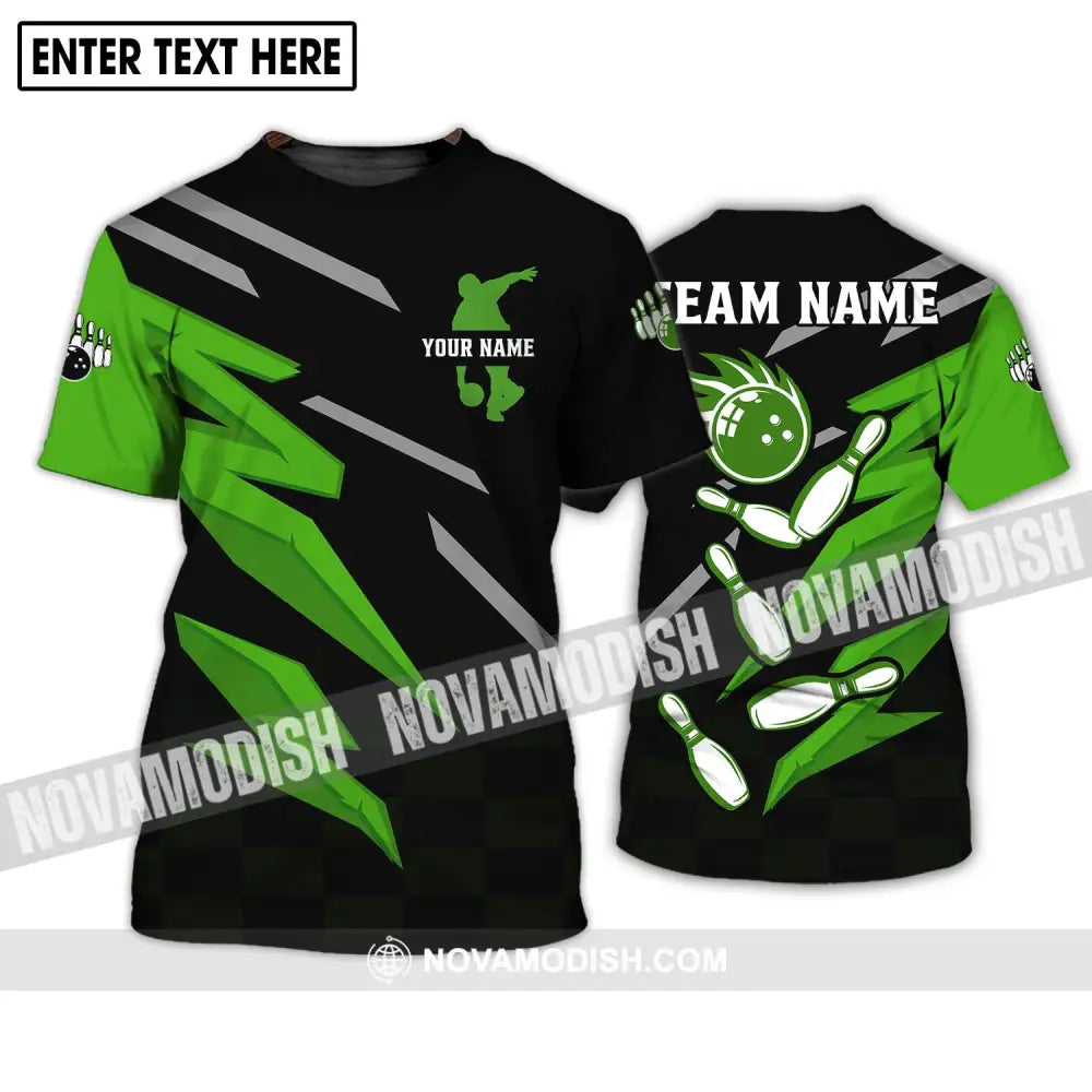 Unisex Shirt - Custom Name And Team Name Shirt - Bowling Team Shirt - Bowling Lover Gift - Bowling Gift T-Shirt / S