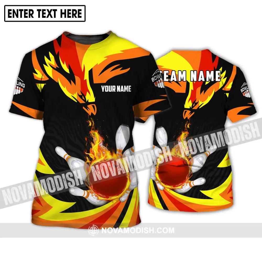 Unisex Shirt - Custom Name And Team Name Shirt - Bowling Team Shirt - Bowling Lover Gift - Bowling Gift T-Shirt / S