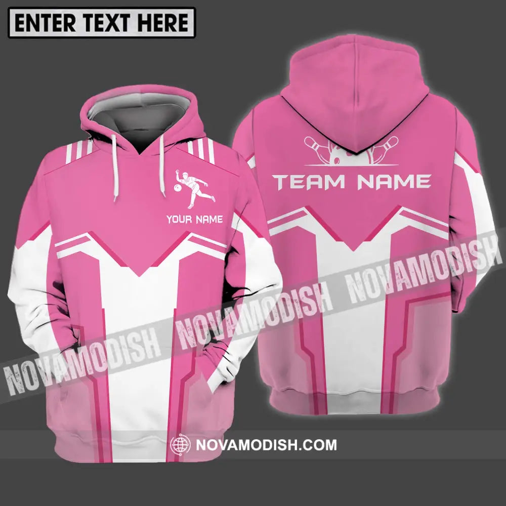 Unisex Shirt - Custom Name And Team Name Shirt Bowling Player Shirt Hoodie / S T-shirt