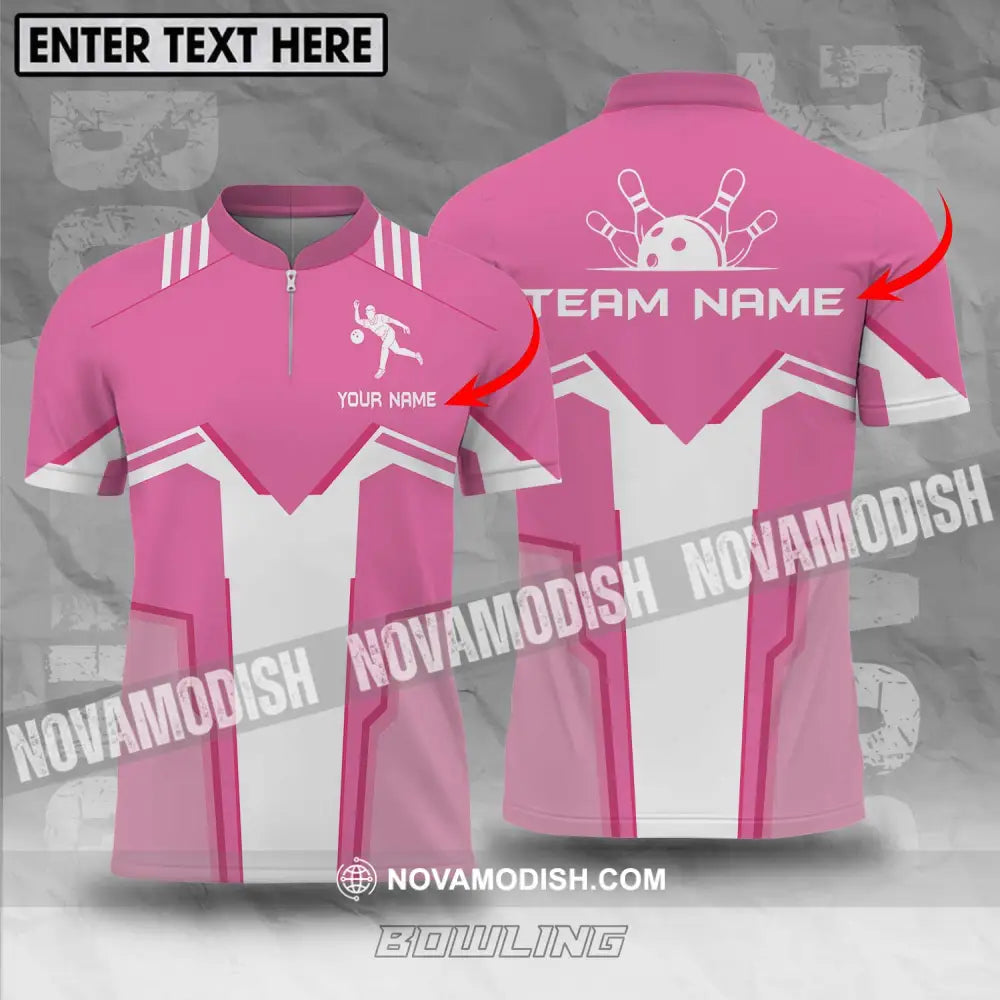 Unisex Shirt - Custom Name And Team Name Shirt Bowling Player Shirt T-shirt