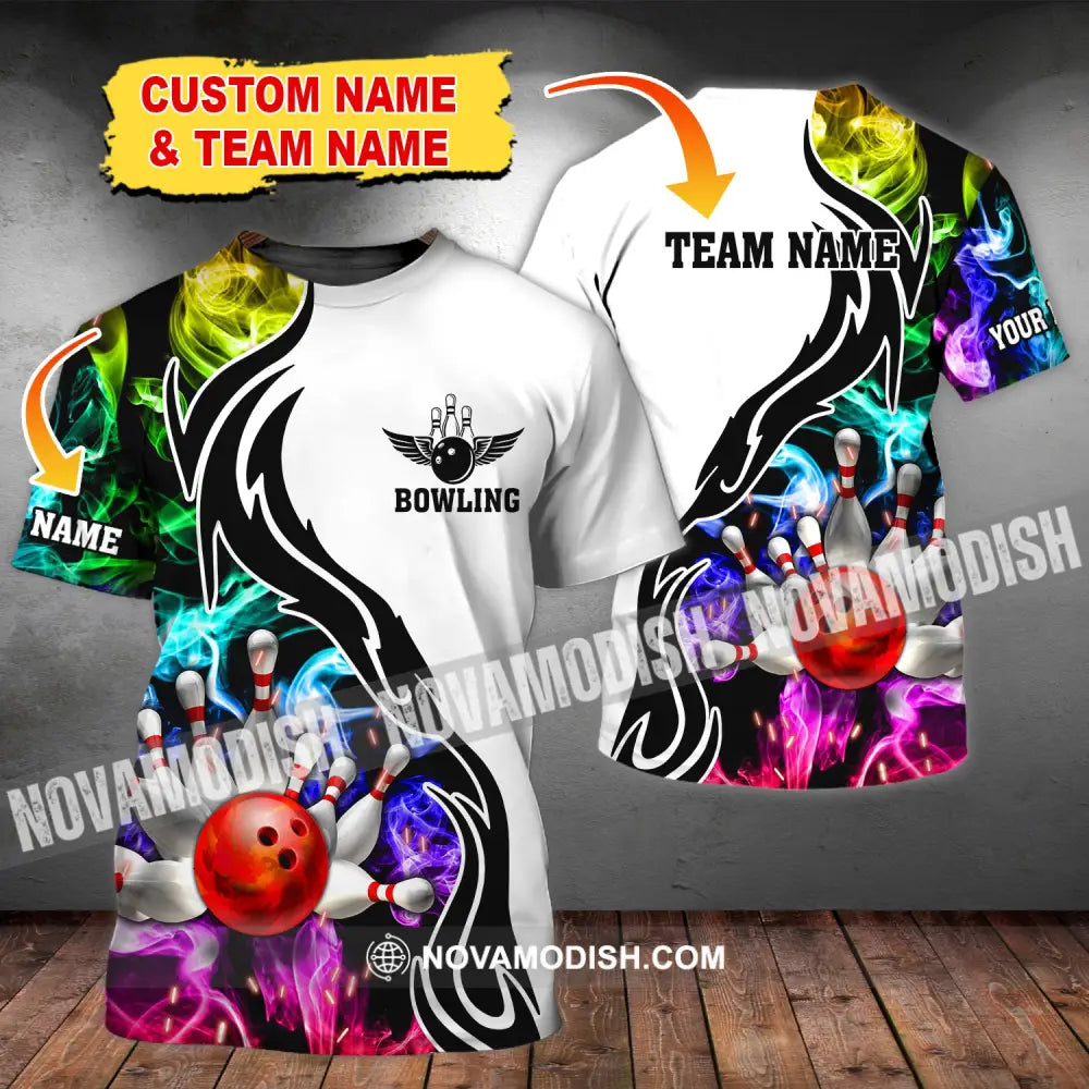 Unisex Shirt Custom Name And Team Bowling Polo Club Uniform T-Shirt