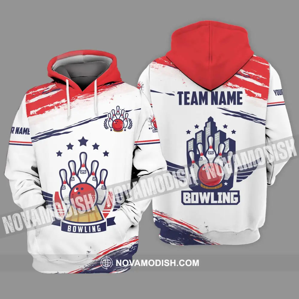 Unisex Shirt - Custom Name And Team Name Bowling Shirt Bowling Stars Hoodie / S T-shirt