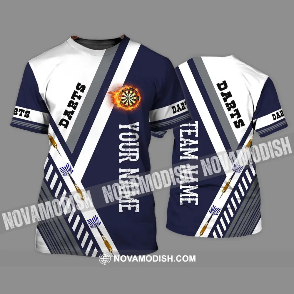 Unisex Shirt - Custom Name And Team Name Shirt Darts And Arrows T-Shirt / S T-shirt