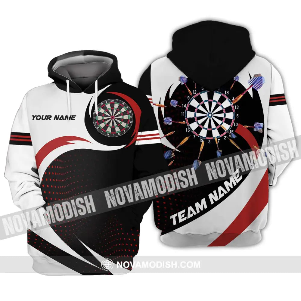 Unisex Shirt - Custom Name And Team Name Shirt Darts Shirt Hoodie / S T-shirt