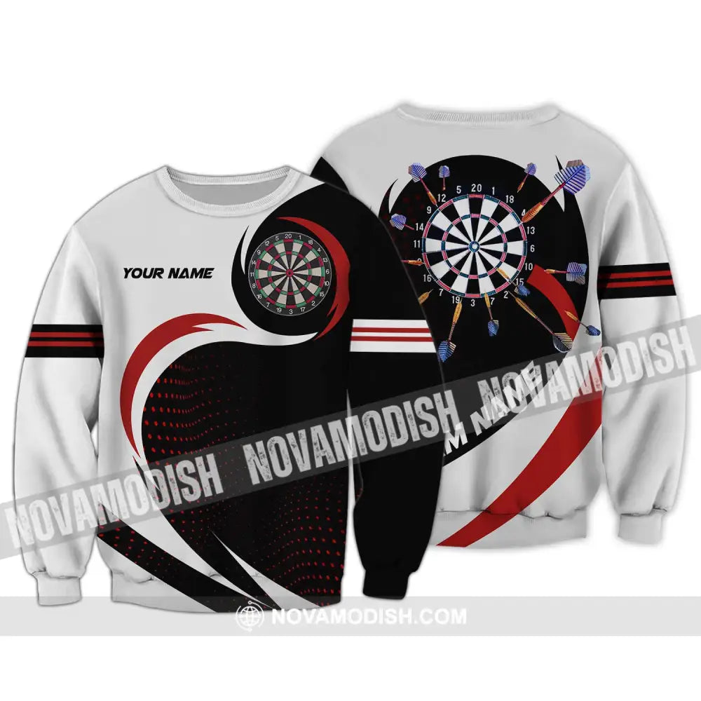 Unisex Shirt - Custom Name And Team Name Shirt Darts Shirt Long Sleeve / S T-shirt
