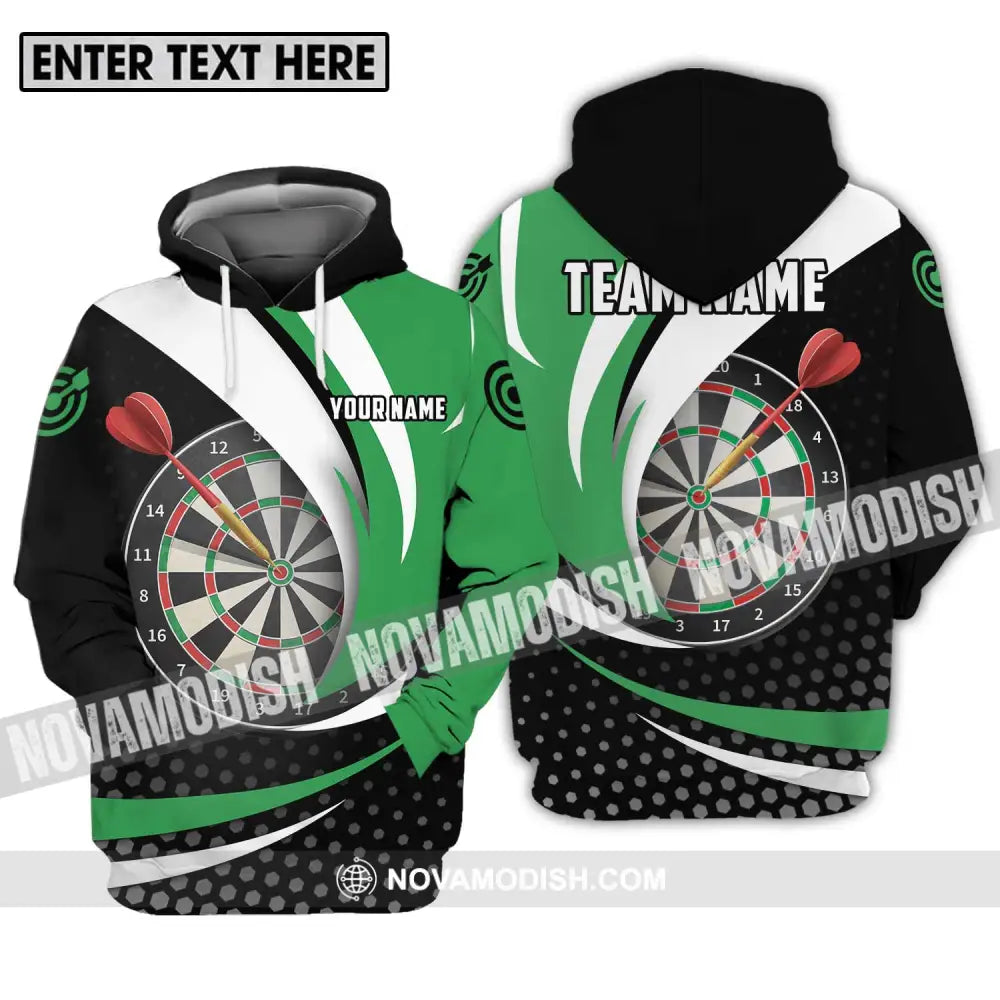 Unisex Shirt - Custom Name And Team Name Darts Shirt Darts Lover Hoodie / S T-shirt